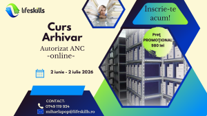 Curs arhivar autorizat online. Serie nouă în fiecare lună.
